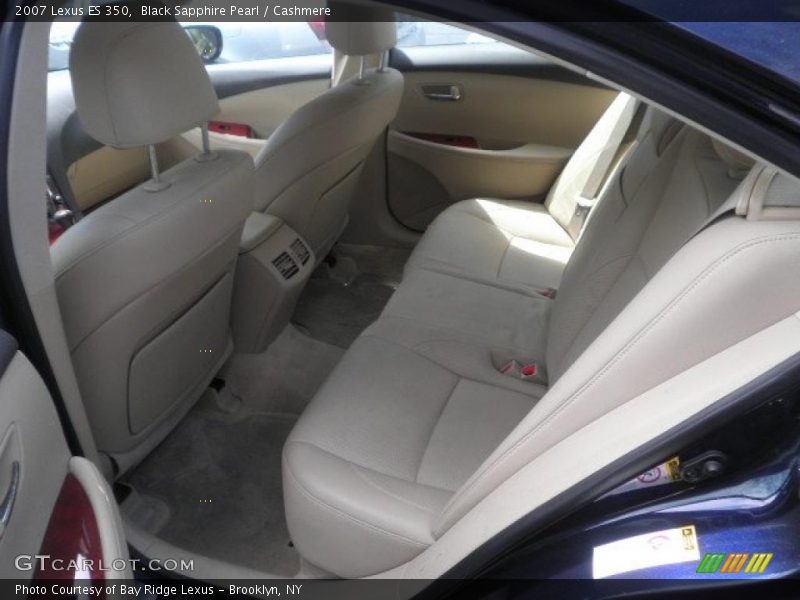 Black Sapphire Pearl / Cashmere 2007 Lexus ES 350