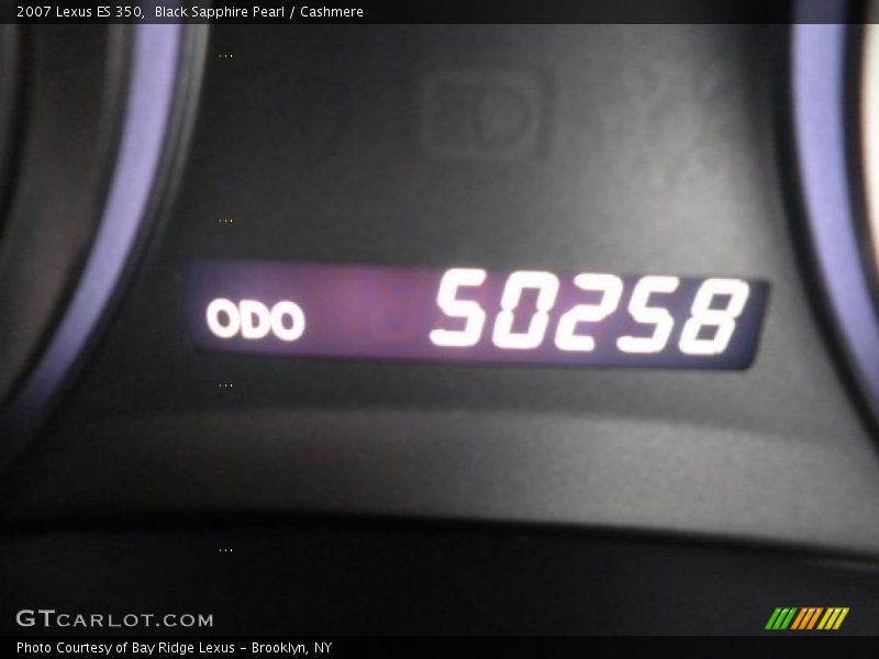Black Sapphire Pearl / Cashmere 2007 Lexus ES 350