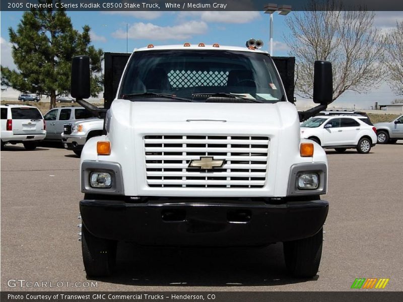  2005 C Series Kodiak C8500 Stake Truck White