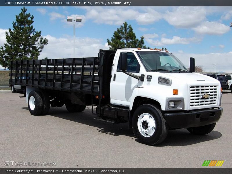  2005 C Series Kodiak C8500 Stake Truck White
