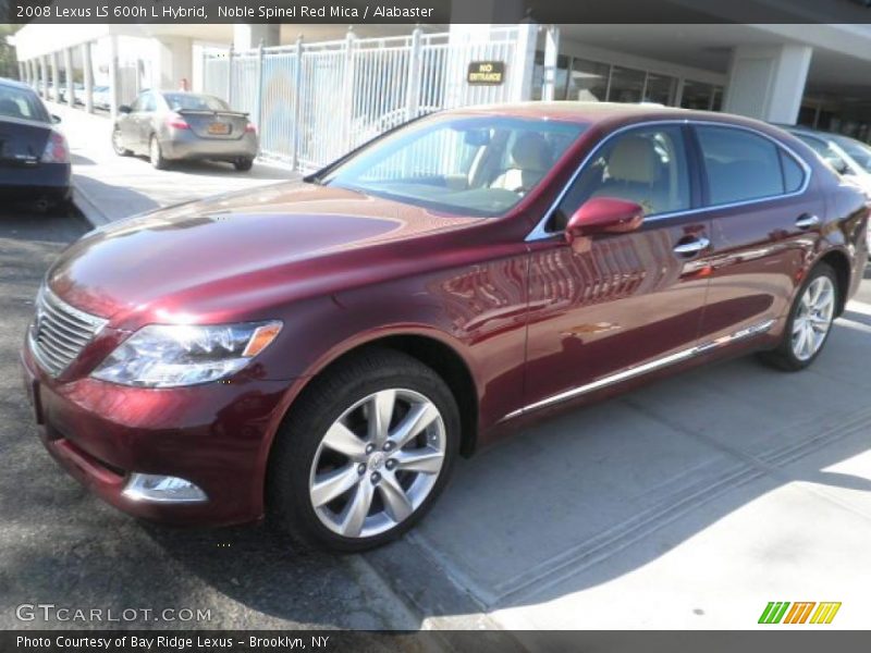Noble Spinel Red Mica / Alabaster 2008 Lexus LS 600h L Hybrid