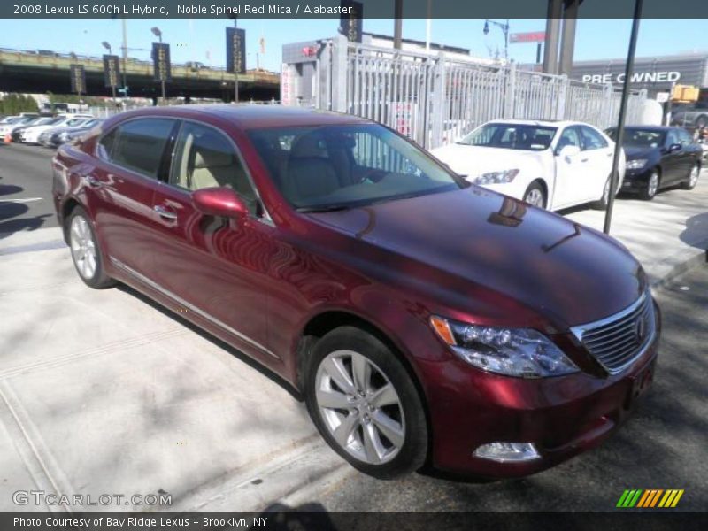 Noble Spinel Red Mica / Alabaster 2008 Lexus LS 600h L Hybrid