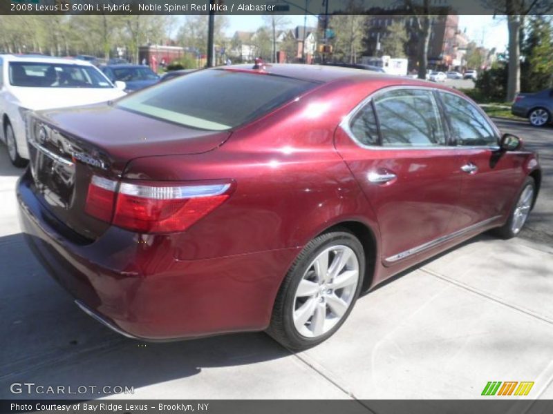 Noble Spinel Red Mica / Alabaster 2008 Lexus LS 600h L Hybrid