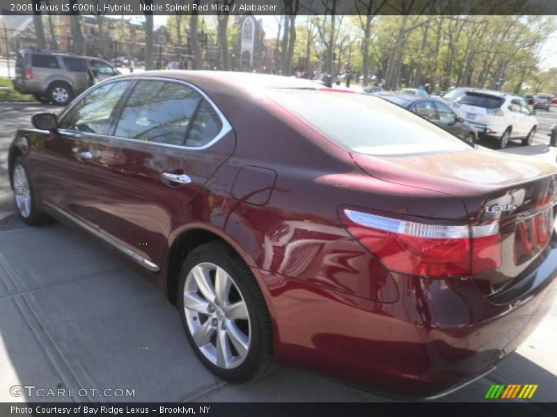Noble Spinel Red Mica / Alabaster 2008 Lexus LS 600h L Hybrid