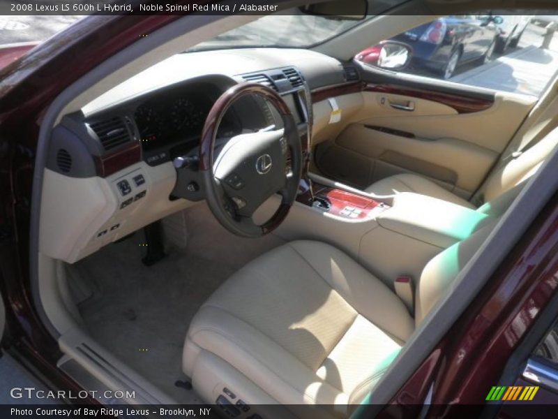 Alabaster Interior - 2008 LS 600h L Hybrid 