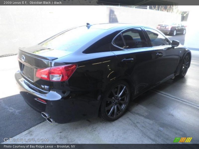 Obsidian Black / Black 2009 Lexus IS F