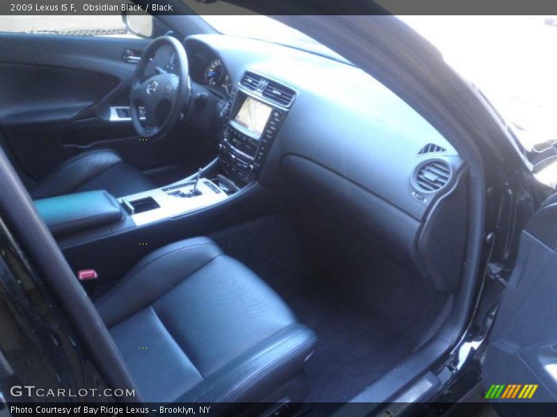 Obsidian Black / Black 2009 Lexus IS F