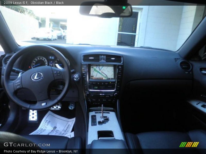 Obsidian Black / Black 2009 Lexus IS F