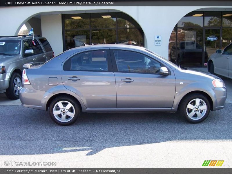 Medium Gray Metallic / Charcoal 2008 Chevrolet Aveo LS Sedan