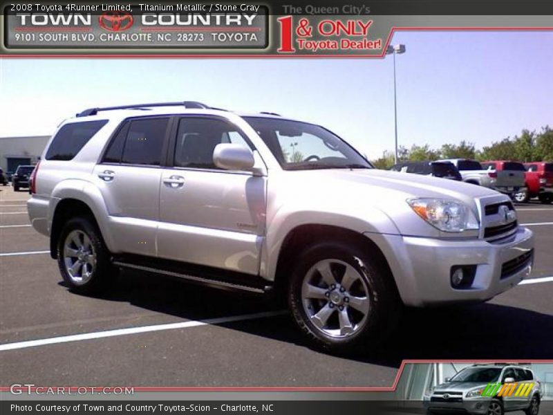 Titanium Metallic / Stone Gray 2008 Toyota 4Runner Limited