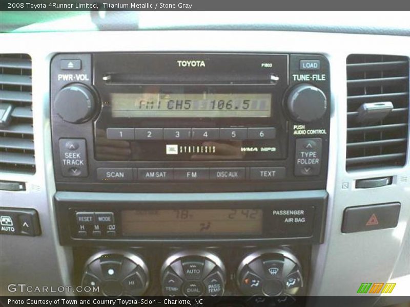 Titanium Metallic / Stone Gray 2008 Toyota 4Runner Limited