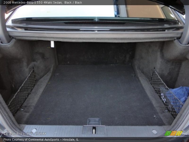 Black / Black 2008 Mercedes-Benz S 550 4Matic Sedan