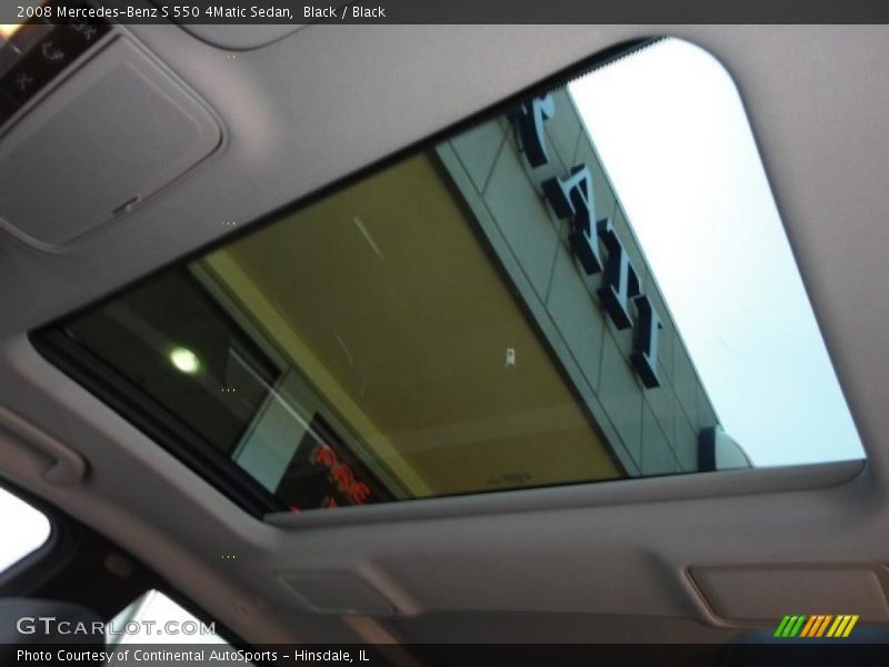 Black / Black 2008 Mercedes-Benz S 550 4Matic Sedan