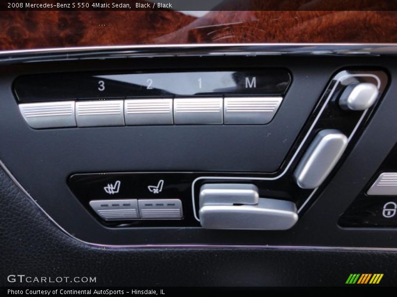 Black / Black 2008 Mercedes-Benz S 550 4Matic Sedan