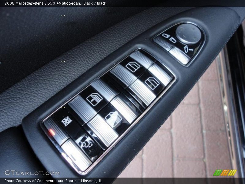 Black / Black 2008 Mercedes-Benz S 550 4Matic Sedan