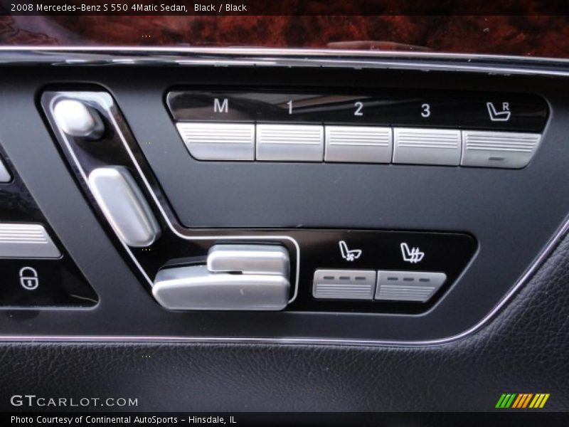 Black / Black 2008 Mercedes-Benz S 550 4Matic Sedan