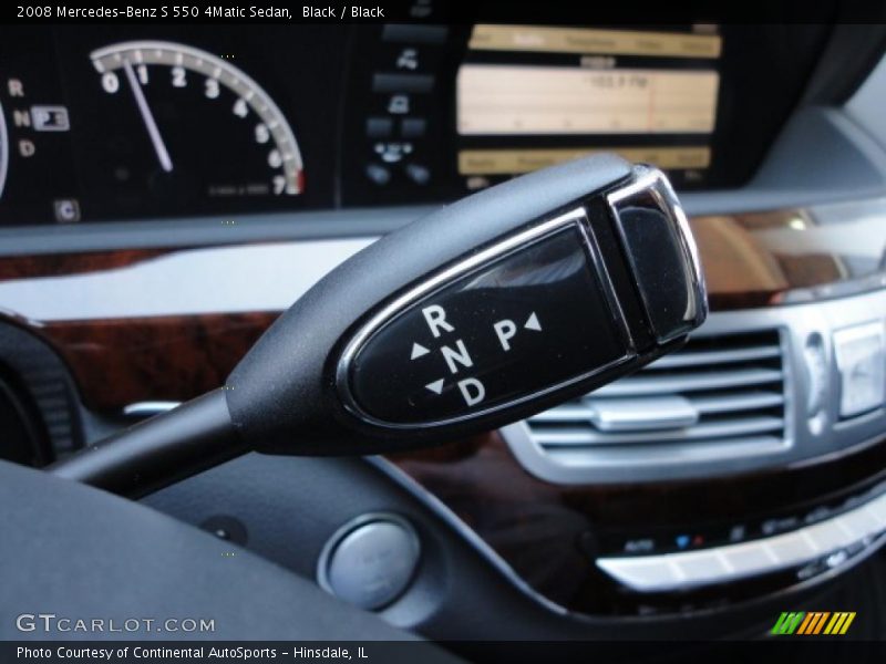 Black / Black 2008 Mercedes-Benz S 550 4Matic Sedan