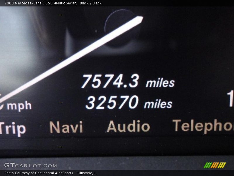 Black / Black 2008 Mercedes-Benz S 550 4Matic Sedan