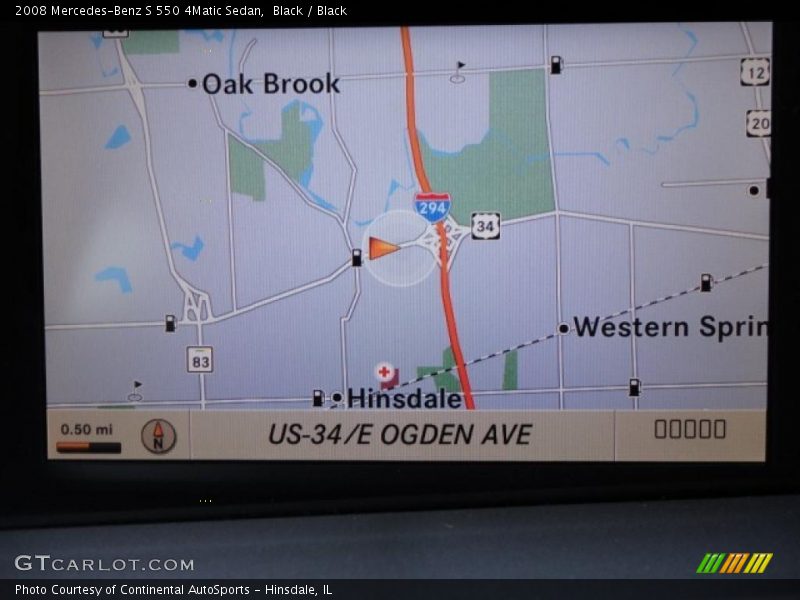 Black / Black 2008 Mercedes-Benz S 550 4Matic Sedan