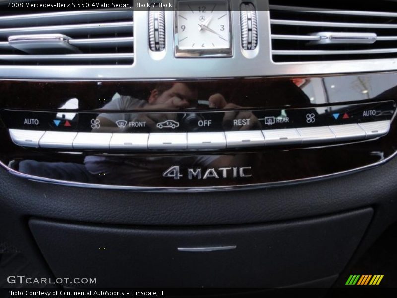 Black / Black 2008 Mercedes-Benz S 550 4Matic Sedan