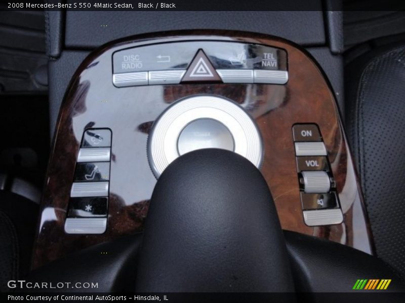 Black / Black 2008 Mercedes-Benz S 550 4Matic Sedan