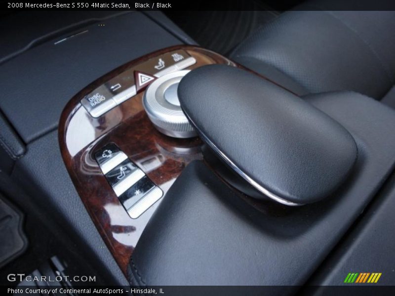 Black / Black 2008 Mercedes-Benz S 550 4Matic Sedan