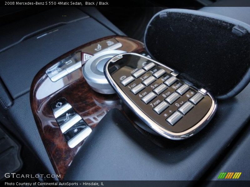 Black / Black 2008 Mercedes-Benz S 550 4Matic Sedan
