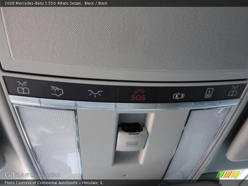 Black / Black 2008 Mercedes-Benz S 550 4Matic Sedan