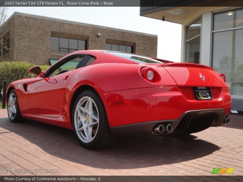 Rosso Corsa (Red) / Beige 2007 Ferrari 599 GTB Fiorano F1