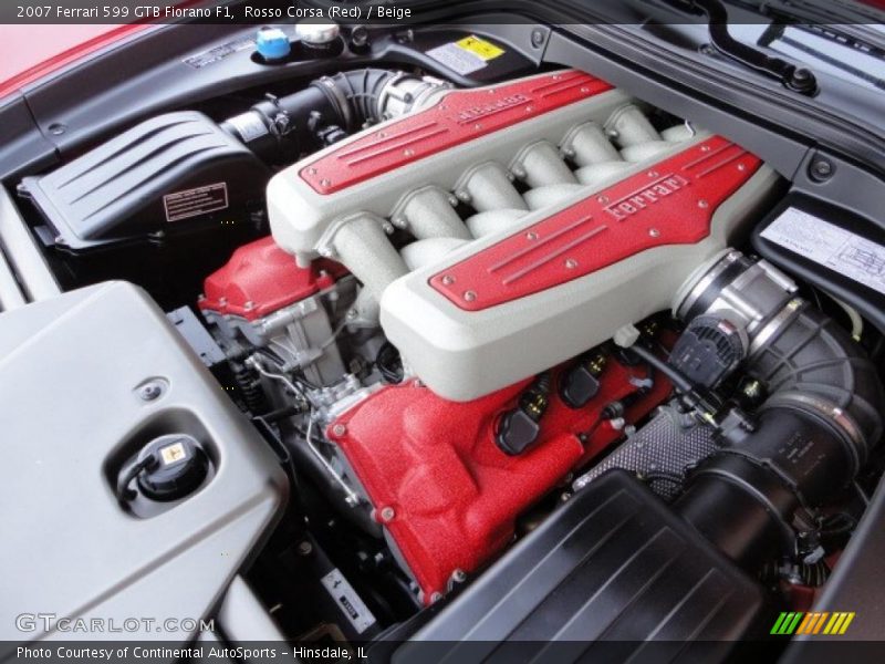  2007 599 GTB Fiorano F1 Engine - 6.0 Liter DOHC 48-Valve VVT V12