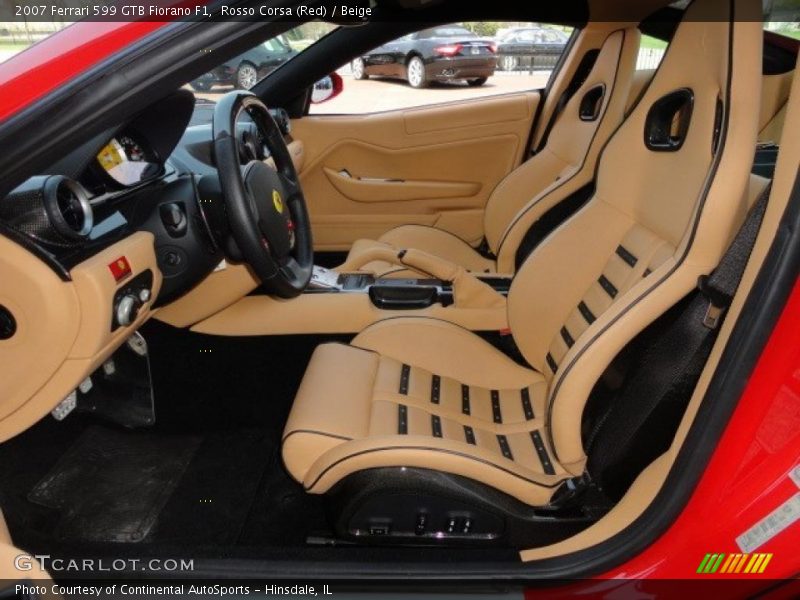  2007 599 GTB Fiorano F1 Beige Interior