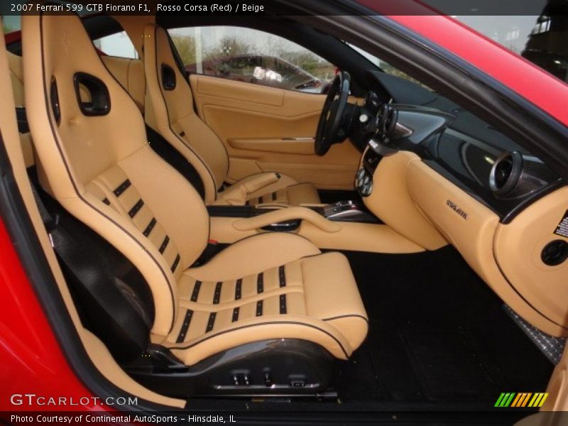  2007 599 GTB Fiorano F1 Beige Interior
