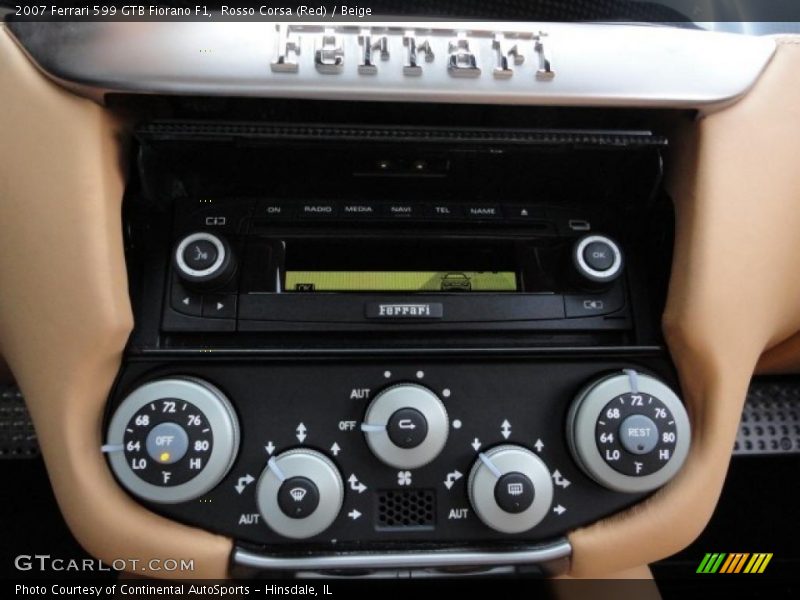 Controls of 2007 599 GTB Fiorano F1