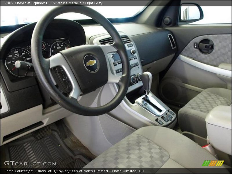 Light Gray Interior - 2009 Equinox LS 