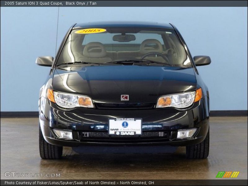 Black Onyx / Tan 2005 Saturn ION 3 Quad Coupe