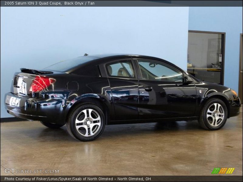 Black Onyx / Tan 2005 Saturn ION 3 Quad Coupe