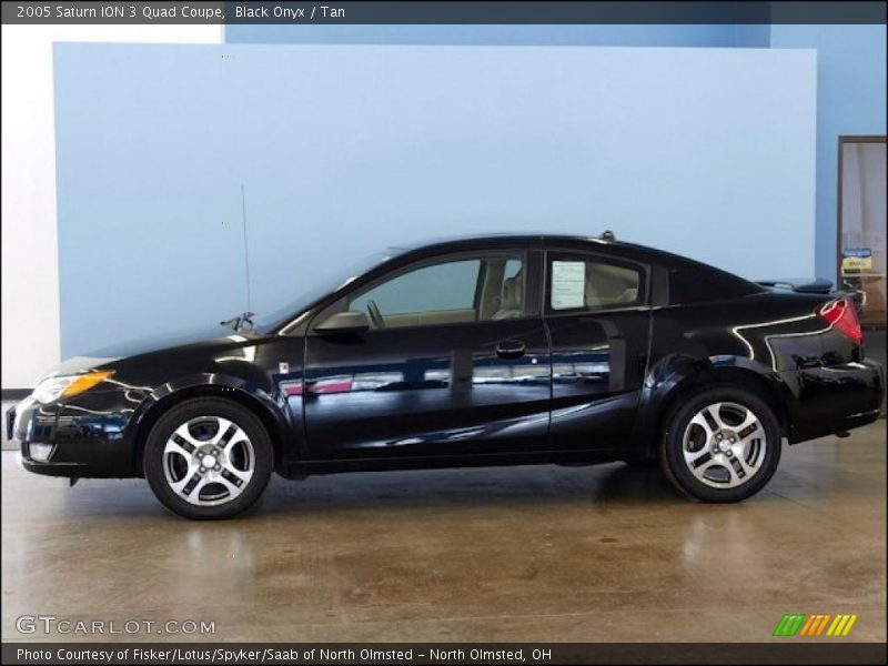 Black Onyx / Tan 2005 Saturn ION 3 Quad Coupe