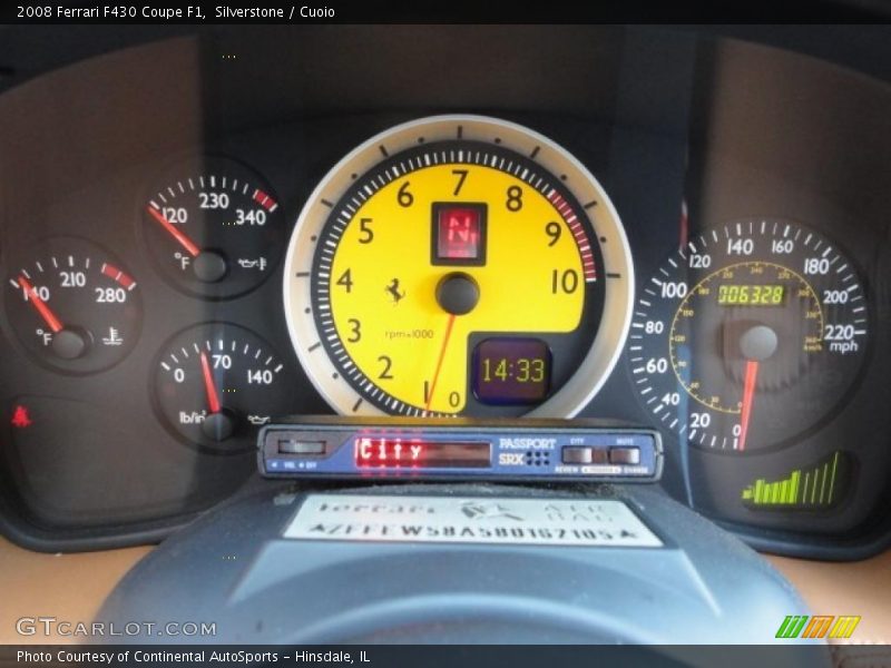  2008 F430 Coupe F1 Coupe F1 Gauges