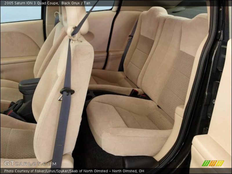  2005 ION 3 Quad Coupe Tan Interior