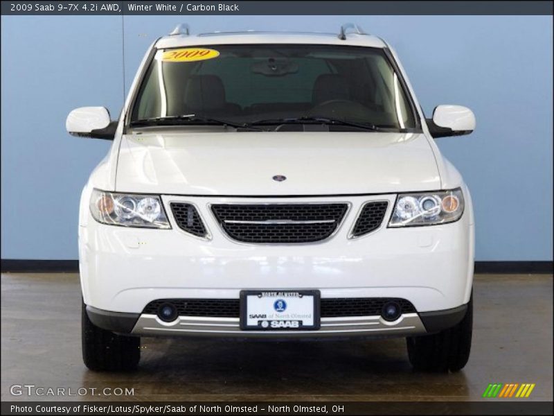 Winter White / Carbon Black 2009 Saab 9-7X 4.2i AWD