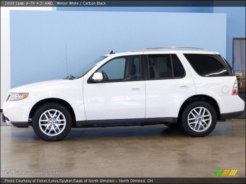Winter White / Carbon Black 2009 Saab 9-7X 4.2i AWD