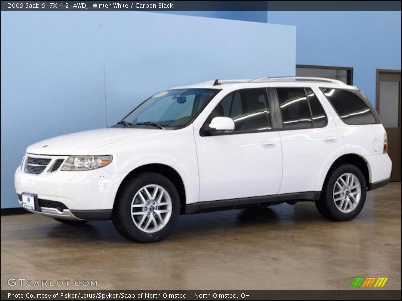 Winter White / Carbon Black 2009 Saab 9-7X 4.2i AWD