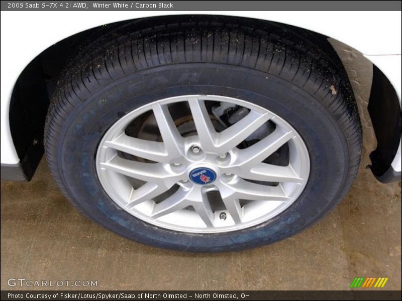 Winter White / Carbon Black 2009 Saab 9-7X 4.2i AWD