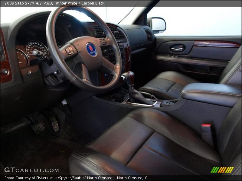 Winter White / Carbon Black 2009 Saab 9-7X 4.2i AWD