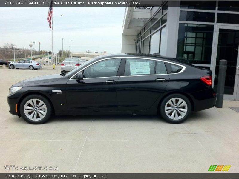  2011 5 Series 535i xDrive Gran Turismo Black Sapphire Metallic