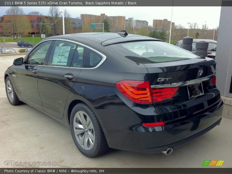  2011 5 Series 535i xDrive Gran Turismo Black Sapphire Metallic