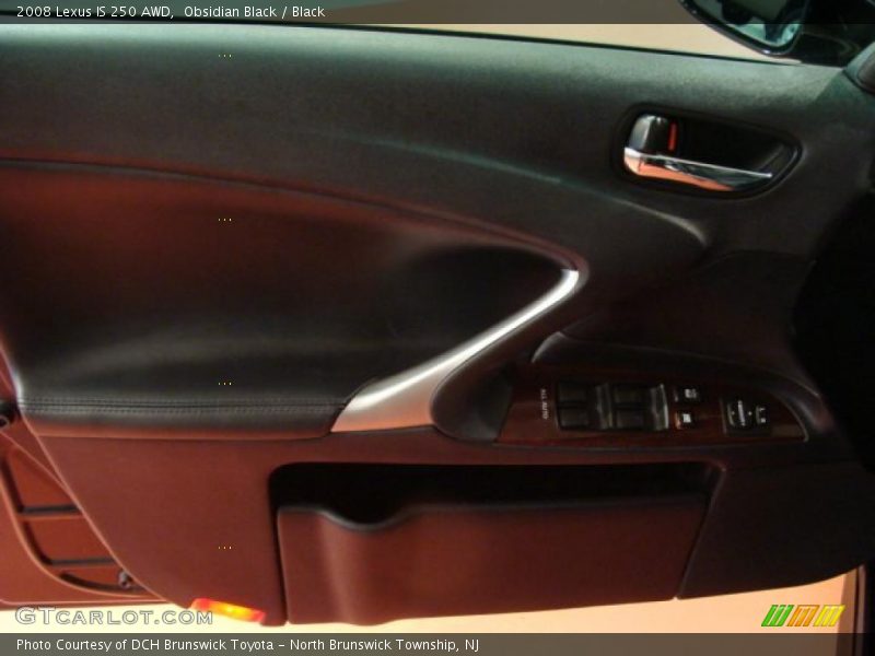 Obsidian Black / Black 2008 Lexus IS 250 AWD