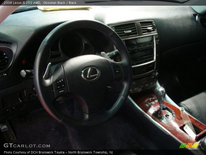 Obsidian Black / Black 2008 Lexus IS 250 AWD