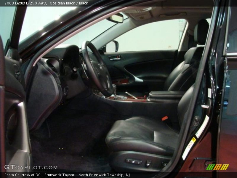 Obsidian Black / Black 2008 Lexus IS 250 AWD
