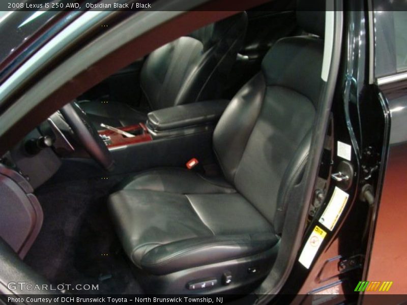 Obsidian Black / Black 2008 Lexus IS 250 AWD
